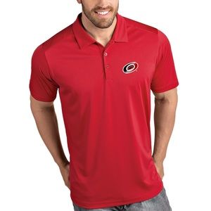 Men’s Carolina Hurricanes red polo shirt, size medium